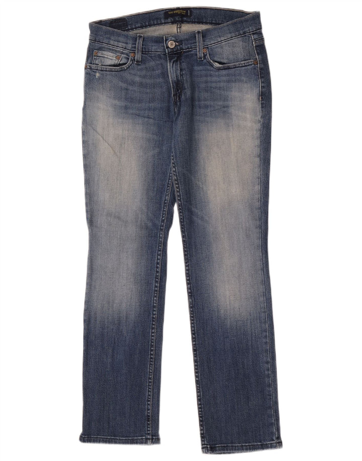 Levi's Dame 524 Super Low Straight Jeans US 9 Medium W30 L30 Blå Bomuld
