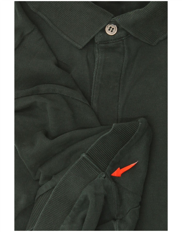 Lacoste Mens Regular Fit Polo Shirt Size 4 Medium Green Cotton
