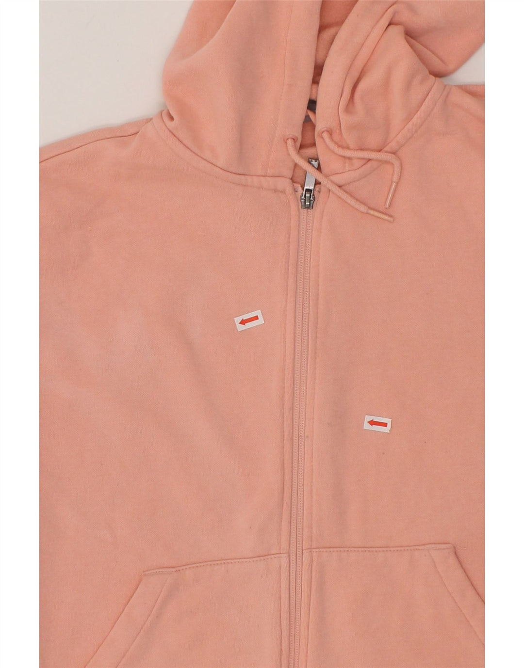 PUMA Womens Zip Hoodie Sweater UK 6 XS Pink Cotton Vintage Puma and Second-Hand Puma from Messina Hembry 