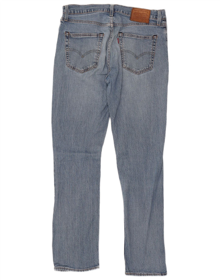 LEVI'S Mens Slim Jeans W32 L32 Blue Cotton
