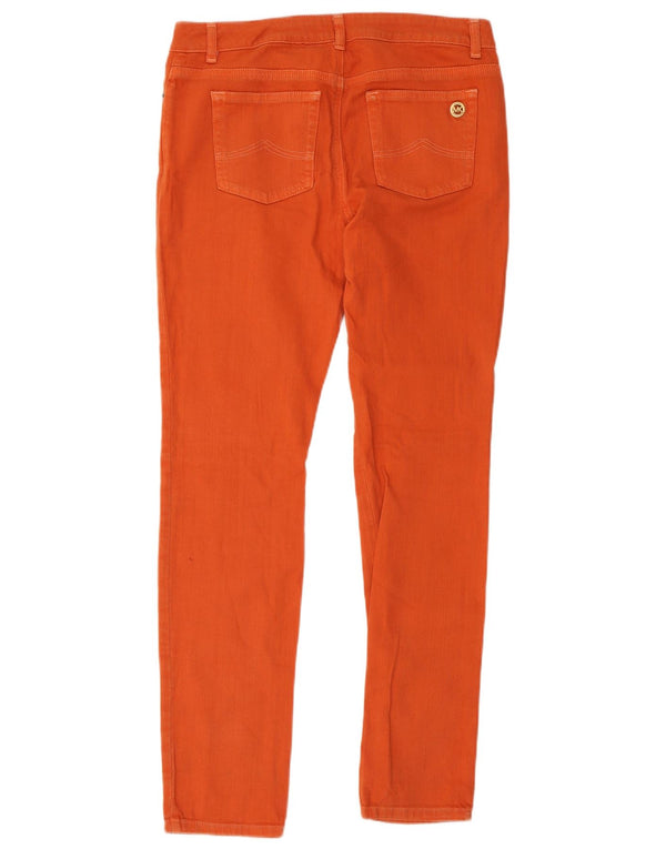 Blugi slim pentru femei Michael Kors US 6 Medium W34 L32 Bumbac portocaliu