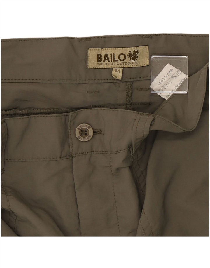 Gerade Cargo-Hose für Damen von Bailo, Größe M, W30, L28, Khaki, Polyamid