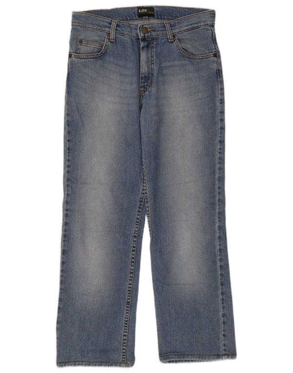 Lee Mens Brooklyn Straight Jeans W31 L27 Blå Bomuld