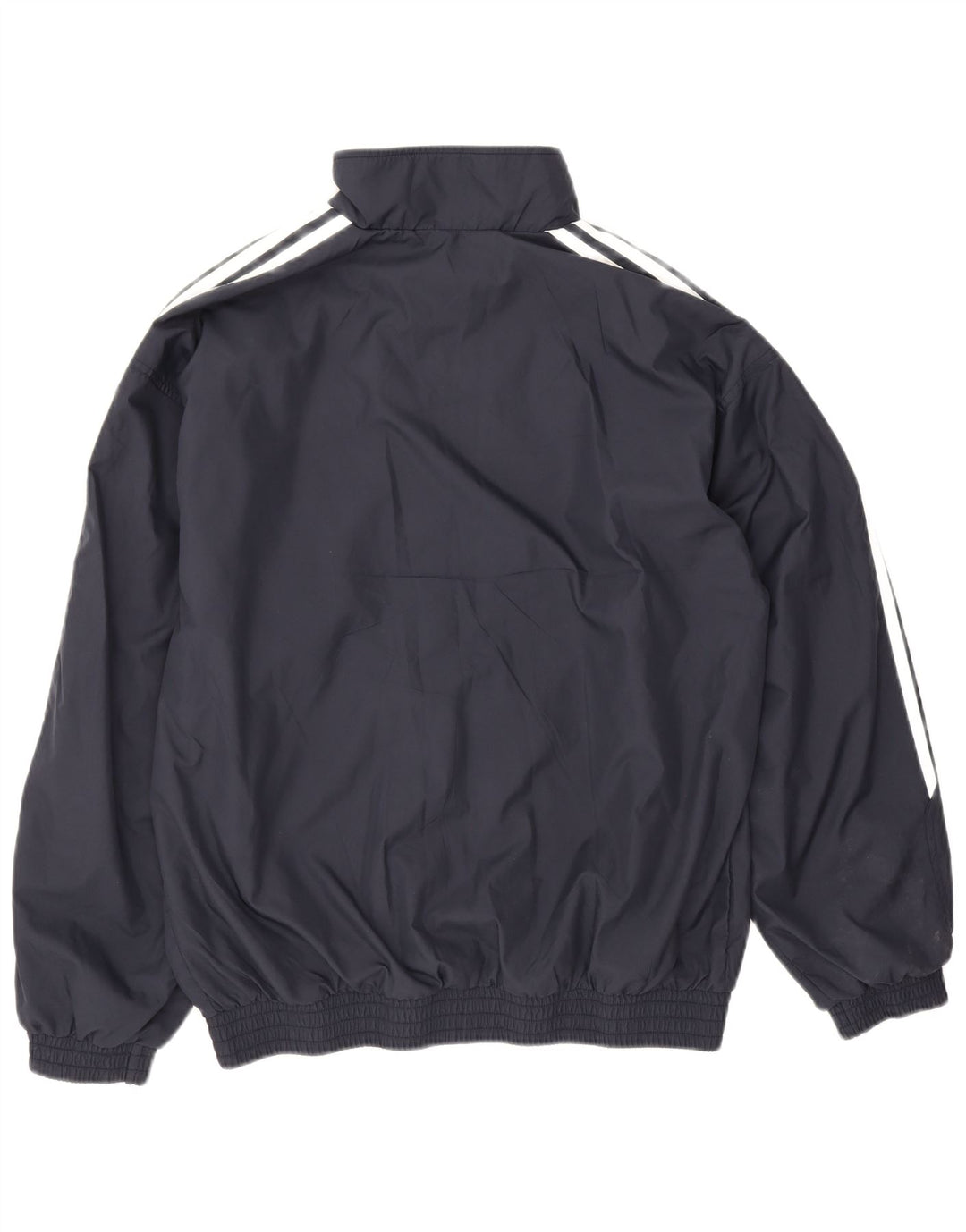 Giacca da tuta da uomo Adidas UK 38/40 Medium Blu Navy Poliestere