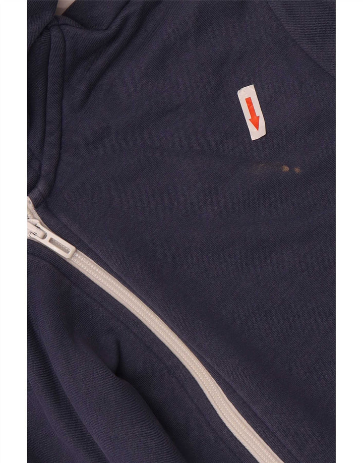 Adidas Pull à capuche zippé pour homme Petit Bleu