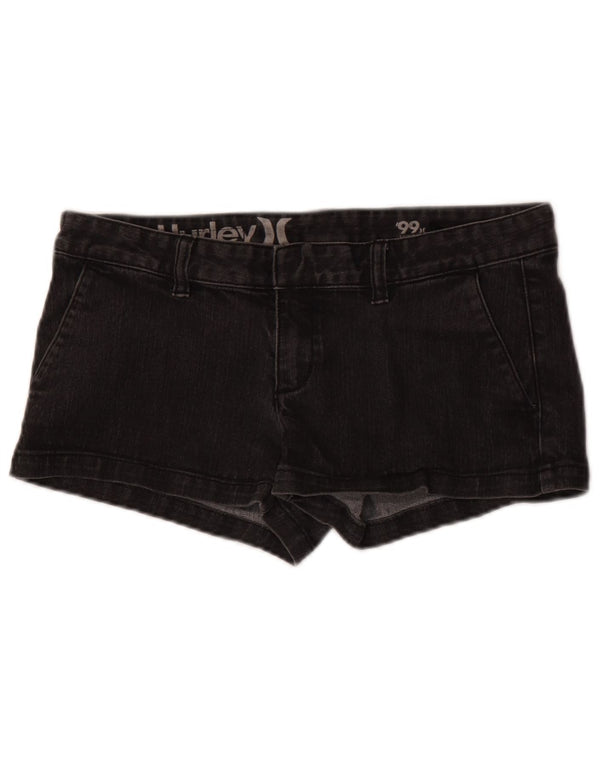 Hurley Dame denim Shorts W29 Medium Sort Bomuld