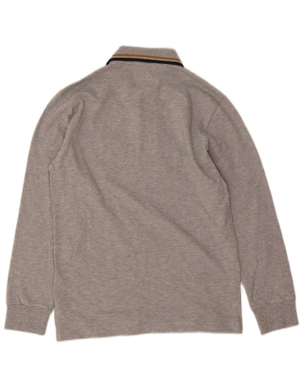 Fred Perry Boys polo majica dugih rukava standardnog kroja 11-12 godina sivi pamuk
