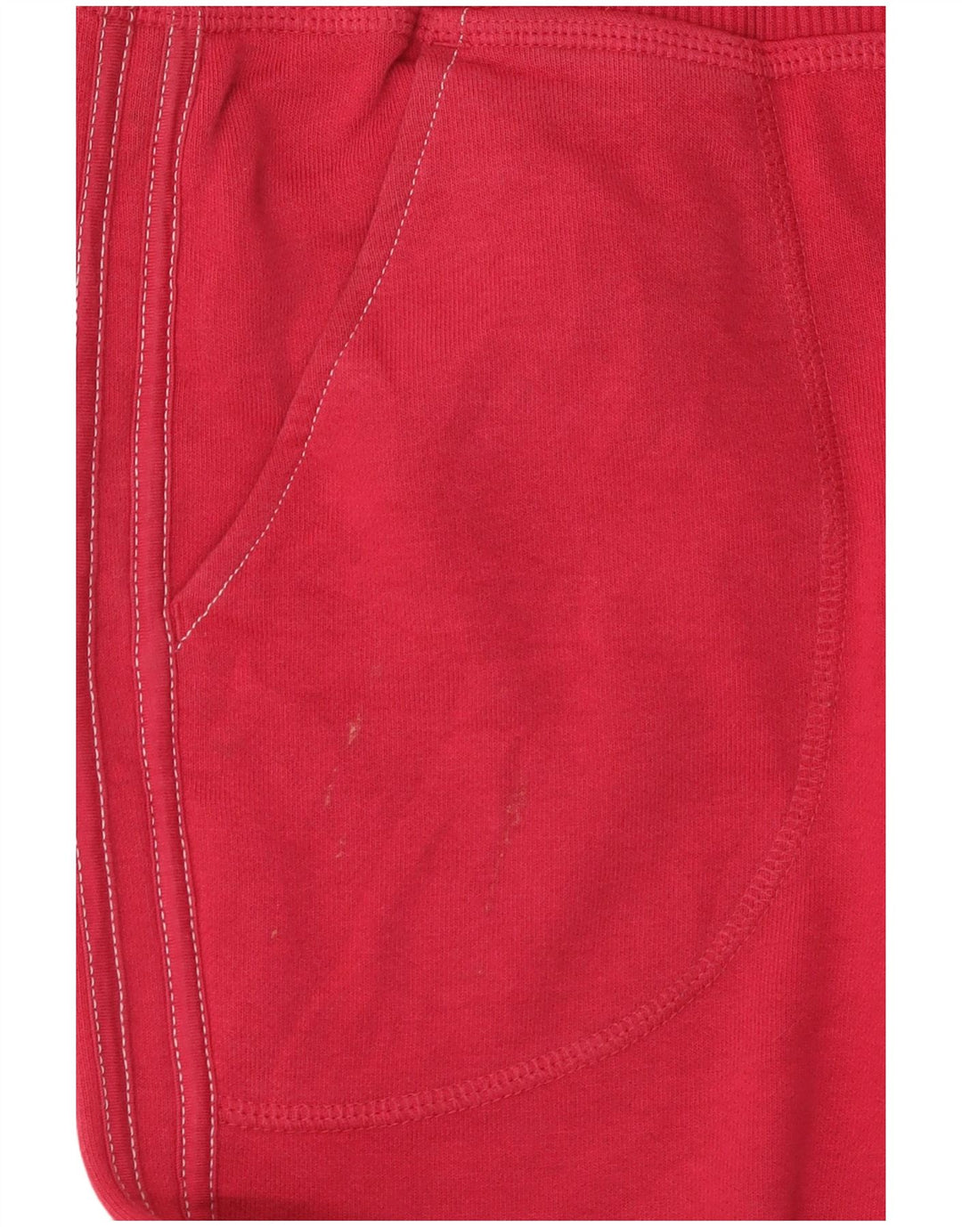 Adidas Womens Tracksuit Trousers Joggers IT 44 Medium Red Cotton