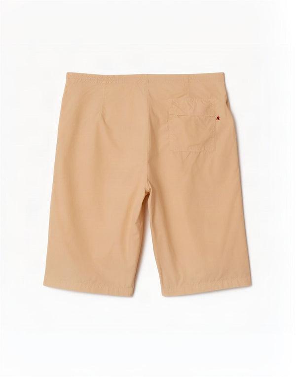Replay Womens Bermuda Shorts W34 Large Beige Cotton