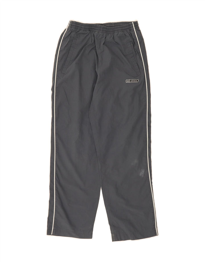 ADIDAS Boys Tracksuit Trousers 11-12 Years  Grey Polyester Vintage Adidas and Second-Hand Adidas from Messina Hembry 