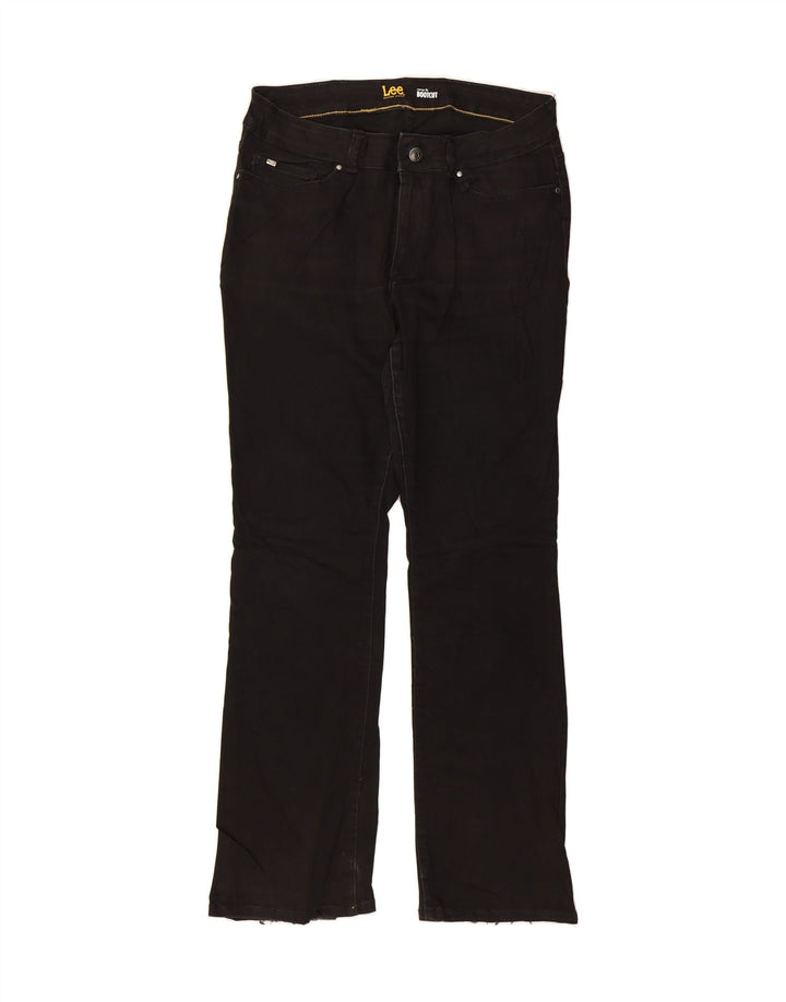 LEE Womens Curvy Fit Bootcut Jeans W32 L32 Black Vintage Lee and Second-Hand Lee from Messina Hembry 