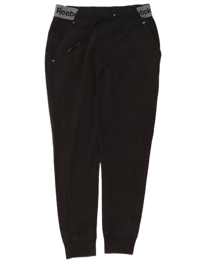 REEBOK Herren-Trainingsanzug mit Grafik, Jogginghose, Mittelschwarz, Farbblock