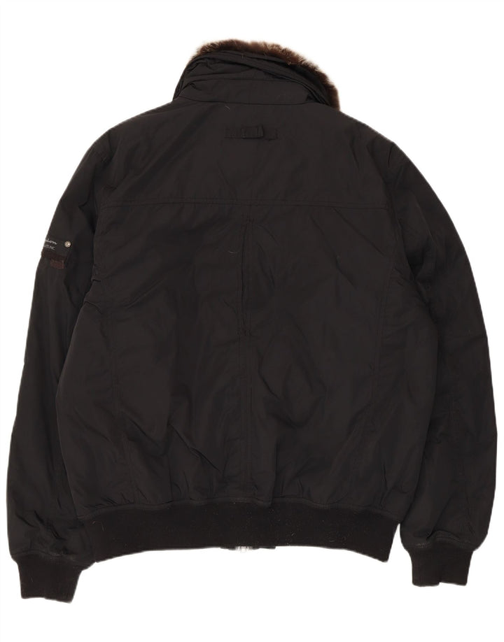 CHAMPION Mens Bomber Jacket UK 40 Large Black