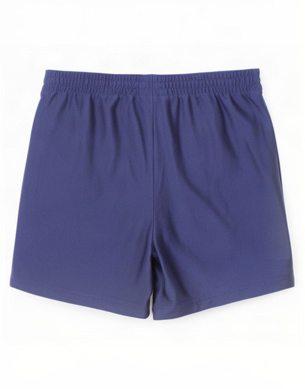 Nike - Pantalones cortos deportivos para niños de 12 a 13 años, tamaño grande, color azul marino, poliéster a rayas