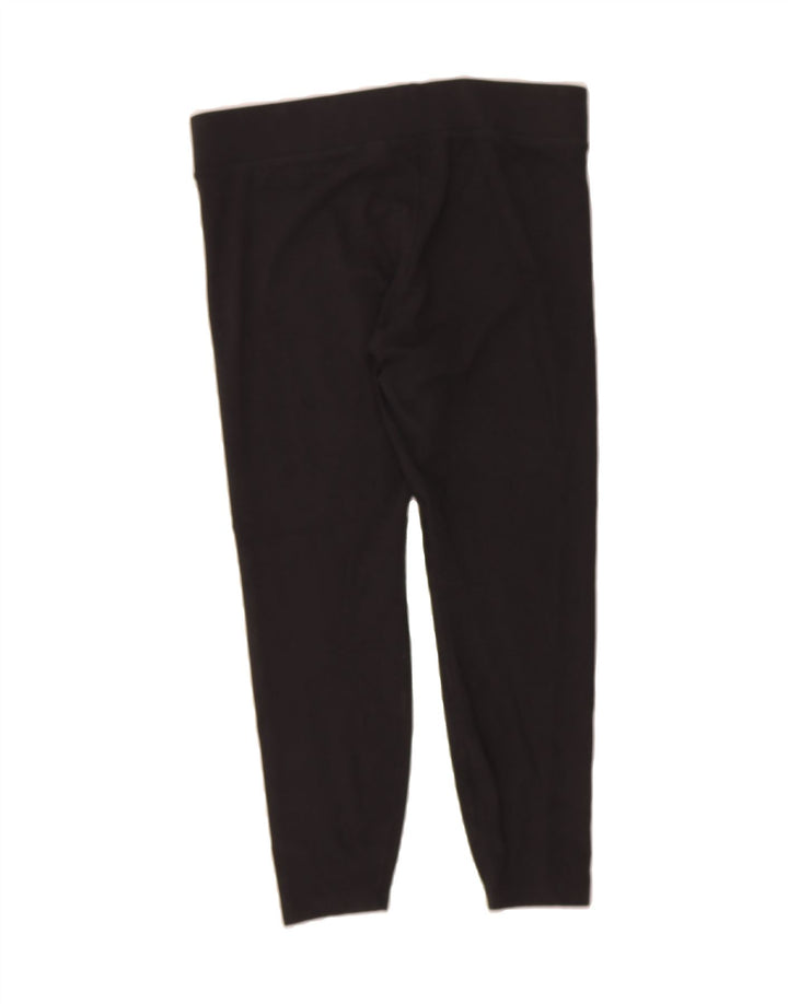 NIKE Womens Leggings UK 16 Large  Black Polyester Vintage Nike and Second-Hand Nike from Messina Hembry 