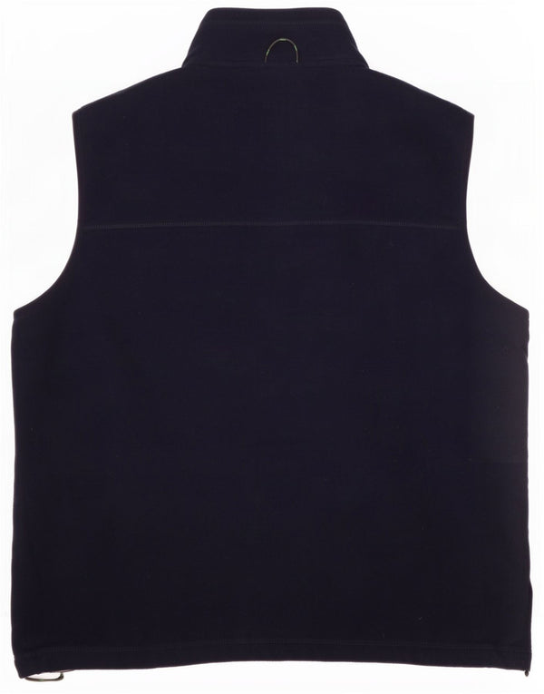 Marks & Spencer Mens Liner Fleece Gilet UK 40 Grande Poliéster Azul Marinho