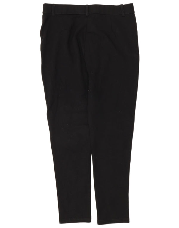 Zara Mujer Pantalón Casual Pitillo XL W32 L27 Viscosa Negro