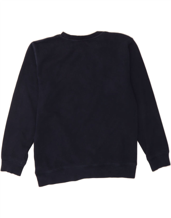FILA Boys Graphic Sweatshirt Jumper 12-13 Years Medium Navy Blue Cotton Vintage Fila and Second-Hand Fila from Messina Hembry 