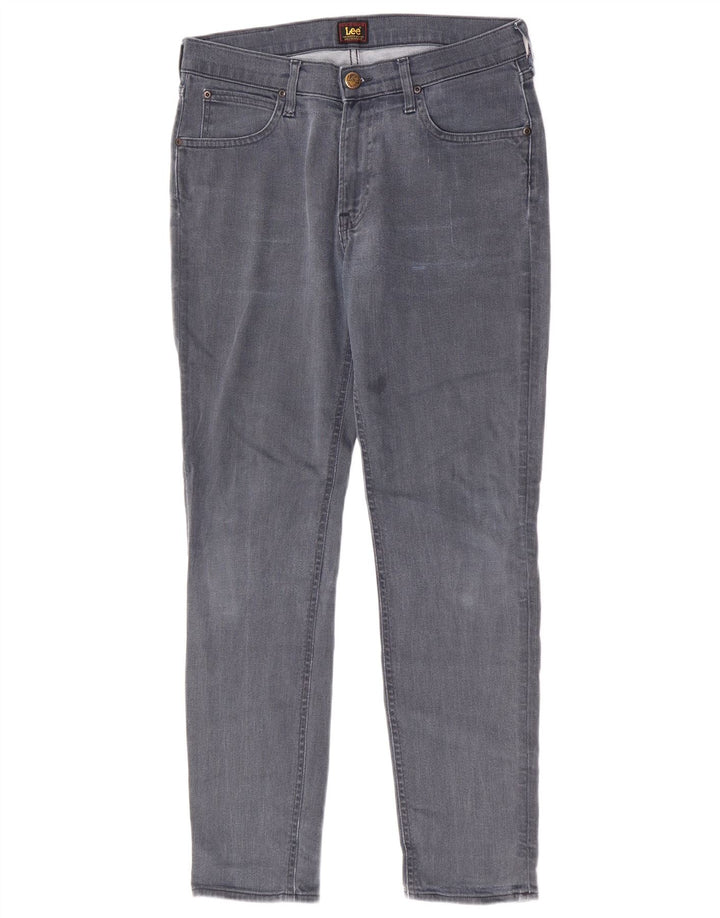 Lee Womens Tapered Slim Jeans W31 L30 Blue Cotton