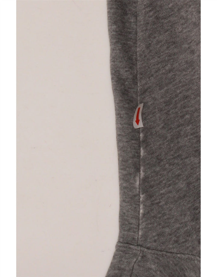 NIKE Boys Tracksuit Trousers Joggers 10-11 Years Medium Grey Flecked