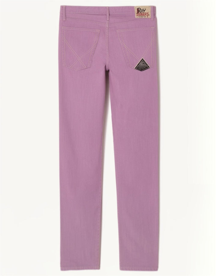 Roy Rogers Womens Slim Jeans  W33 L32 Purple Cotton