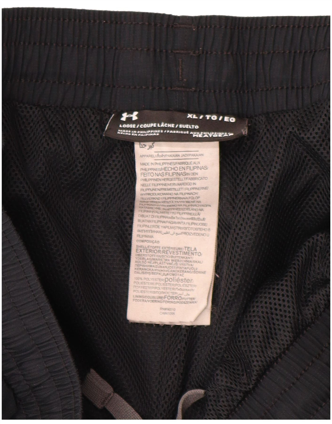 Męskie spodnie dresowe Under Armour Graphic XL, czarne, poliestrowe