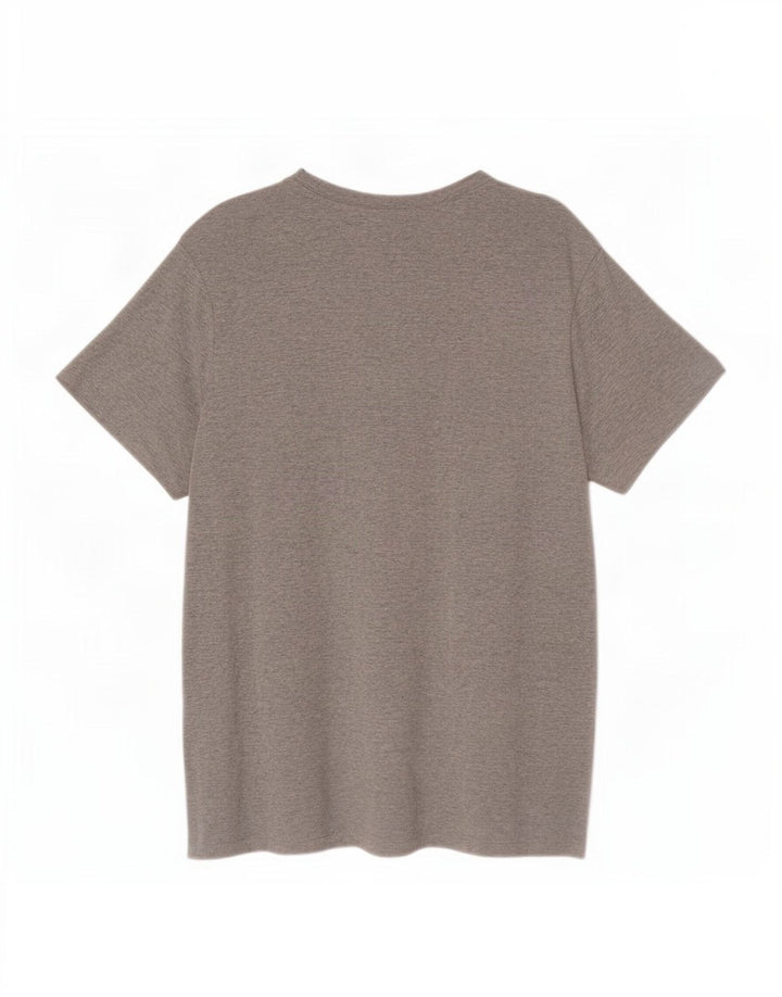 Nike T-shirt top til mænd XL Grå flækket bomuld