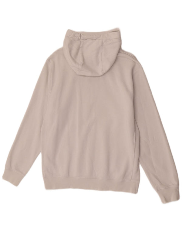 Felpa con cappuccio da uomo Nike Small in cotone bianco