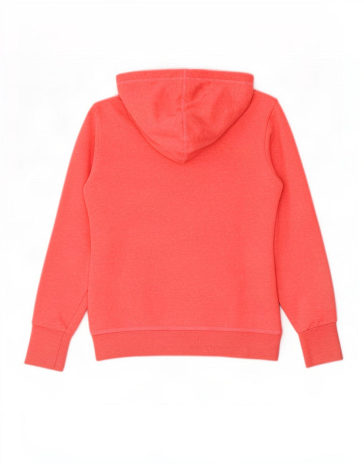 Felpa con cappuccio grafica da donna Superdry UK 14 poliestere rosa medio