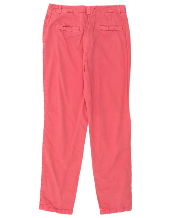 Marks & Spencer Damskie spodnie chino typu slim UK 10 Small W30 L28 Różowa bawełna