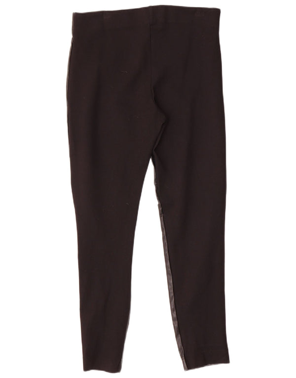 Leggings in ecopelle Marks & Spencer da donna UK 14 Large Nero Poliuretano