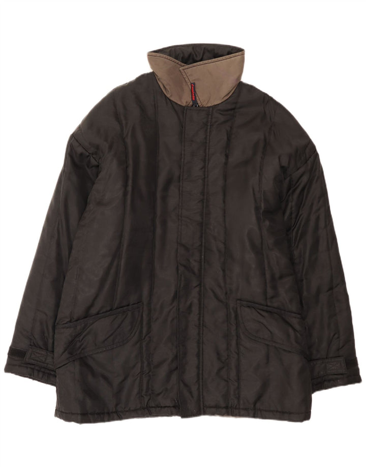 Invicta Polstret Herrejakke UK 42 XL Sort Colourblock