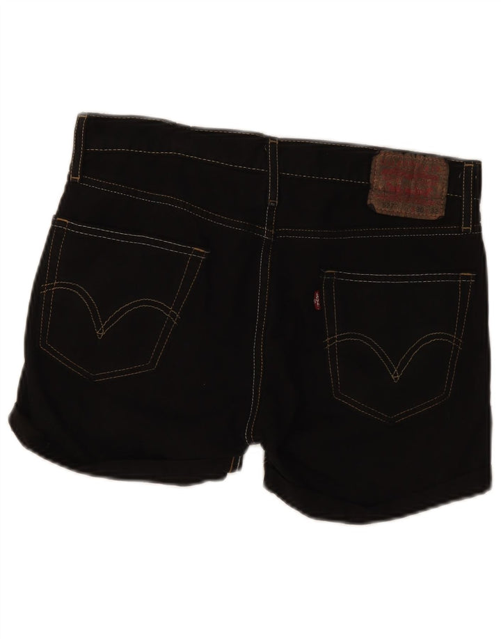 Levi's Damen Jeansshorts W30 Mittelschwarz