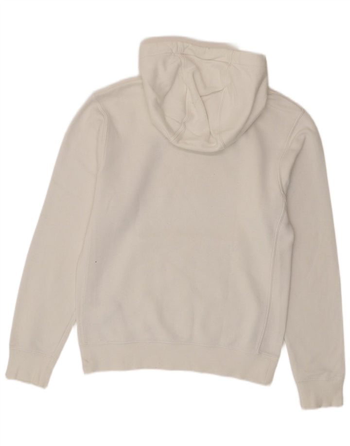 Nike Mens Hoodie Jumper XS White Cotton