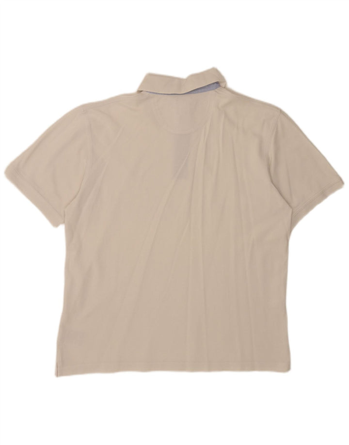 Polo da uomo Daniel Hechter XL in cotone bianco