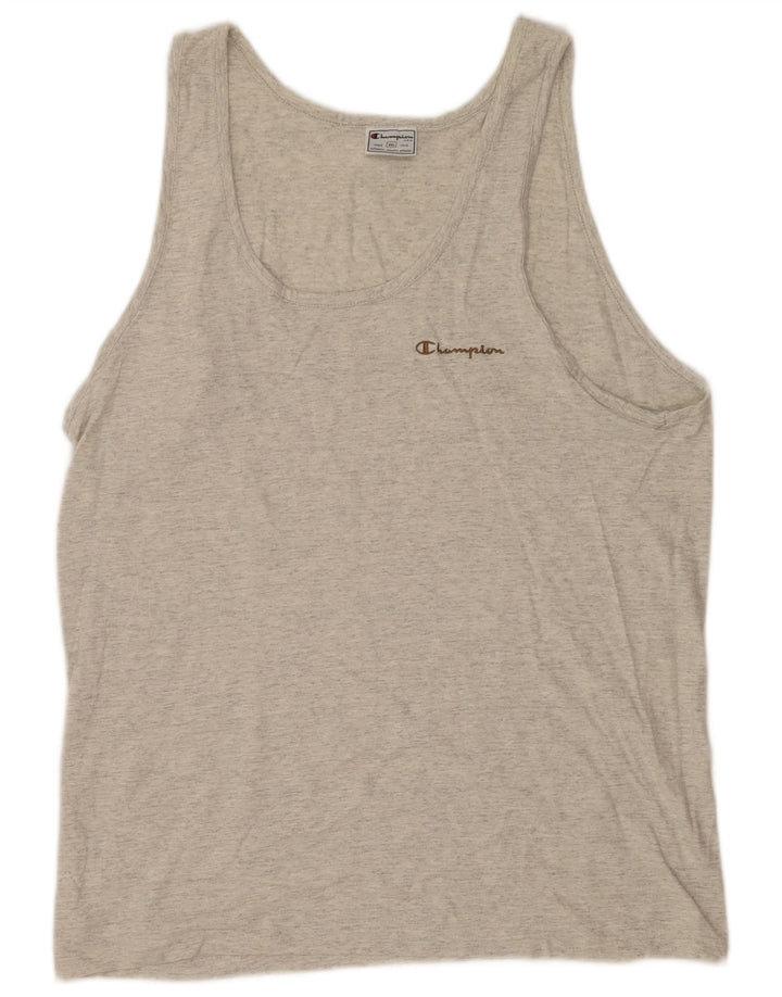 Champion Mens Vest Top 2XL Grey Flecked
