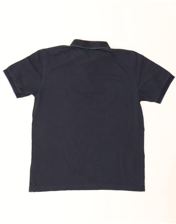 Sun68 Polo Homme Large Bleu Marine Coton