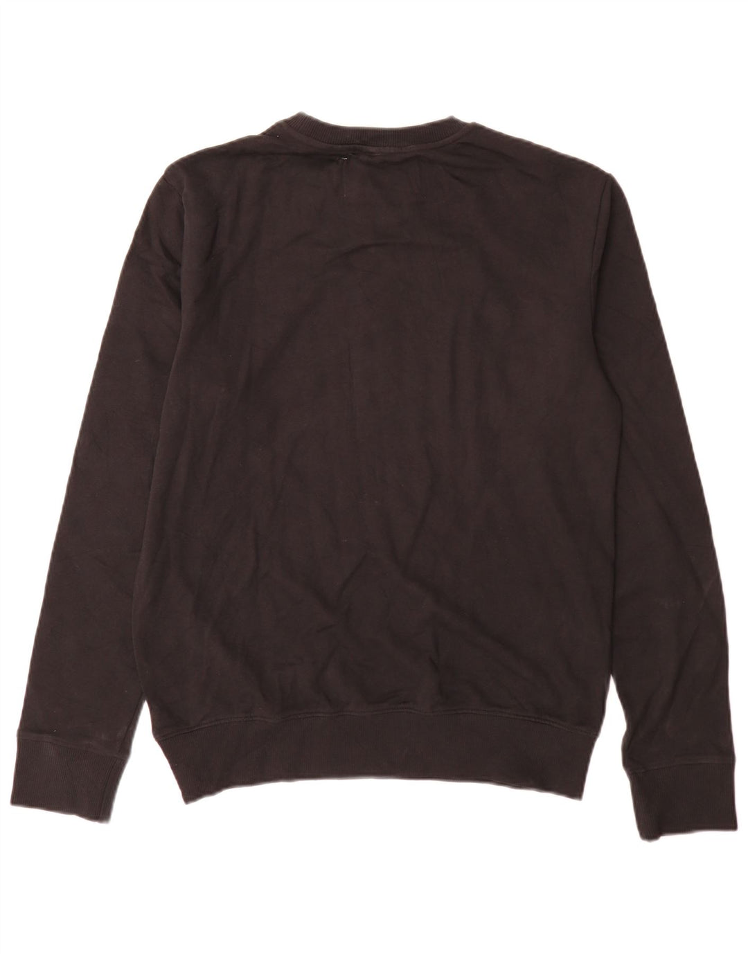 Calvin Klein Jeans Mens Graphic Sweatshirt Jumper Medium Black Cotton