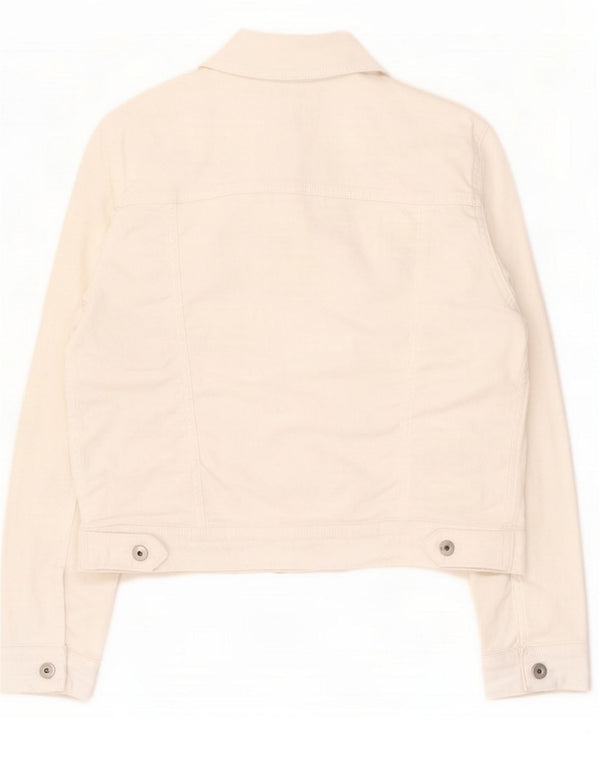 Chaqueta vaquera Zara para mujer UK 46 Large White Cotton