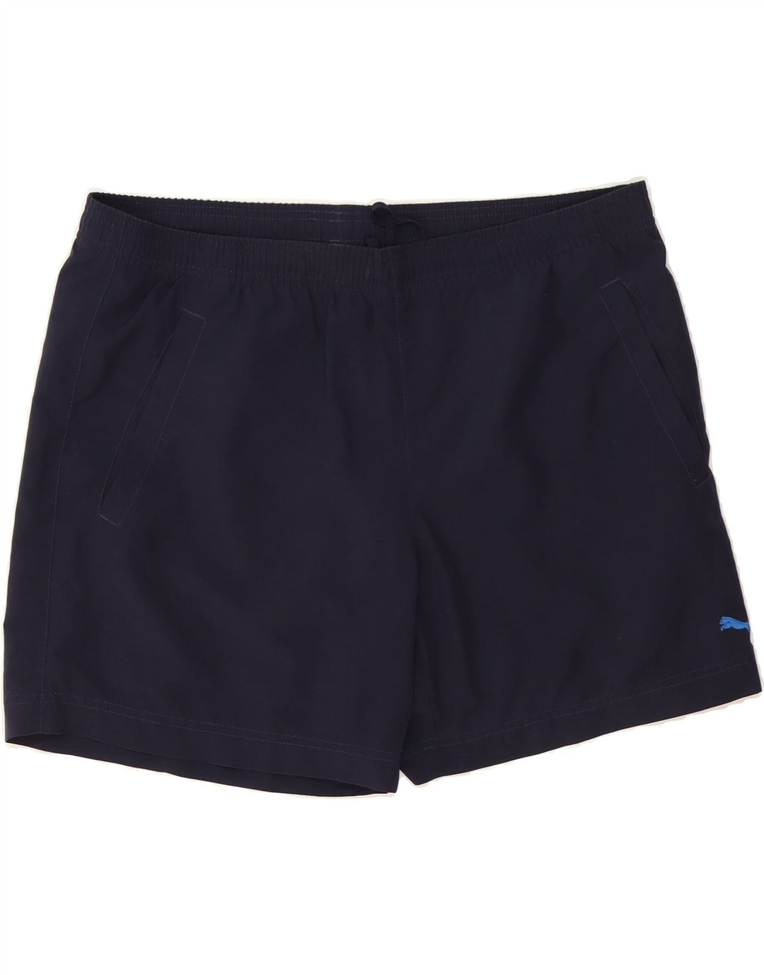 PUMA Mens Sport Shorts Large  Navy Blue Polyester Vintage Puma and Second-Hand Puma from Messina Hembry 