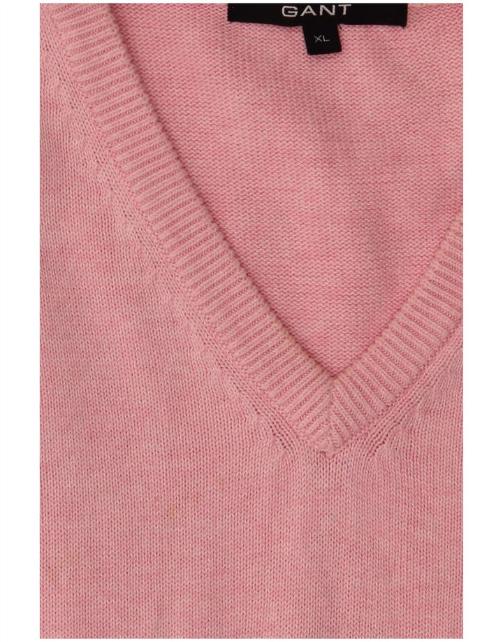 Gant Mens Vest Tank Top XL Pink Cotton