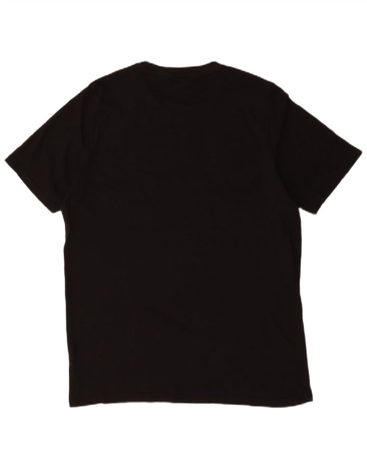 Puma Mens Graphic T-Shirt Top Large Black Cotton