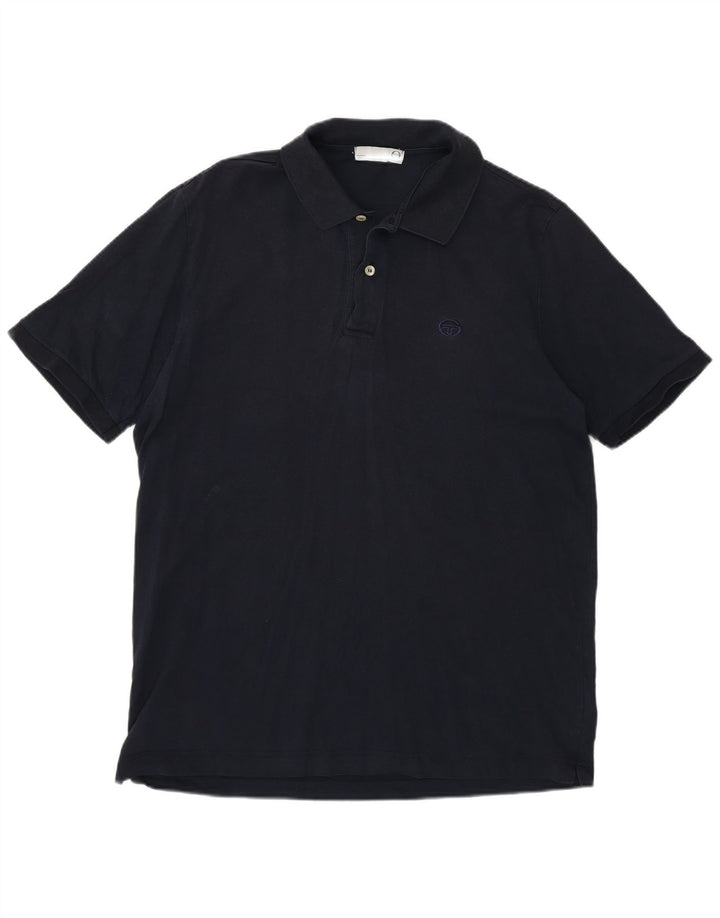 Sergio Tacchini Herren Poloshirt Large Marineblau