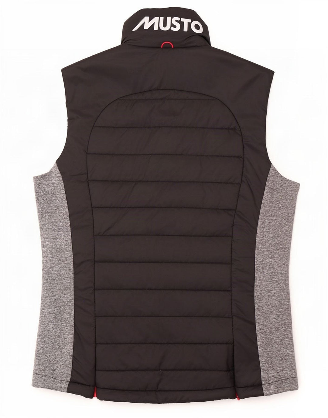 Musto Damen Wattierte Weste UK 12 Mittelschwarzes Colourblock-Polyester