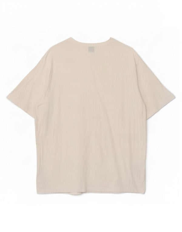 Hugo Boss Herren T-Shirt Top XL Weiße Baumwolle