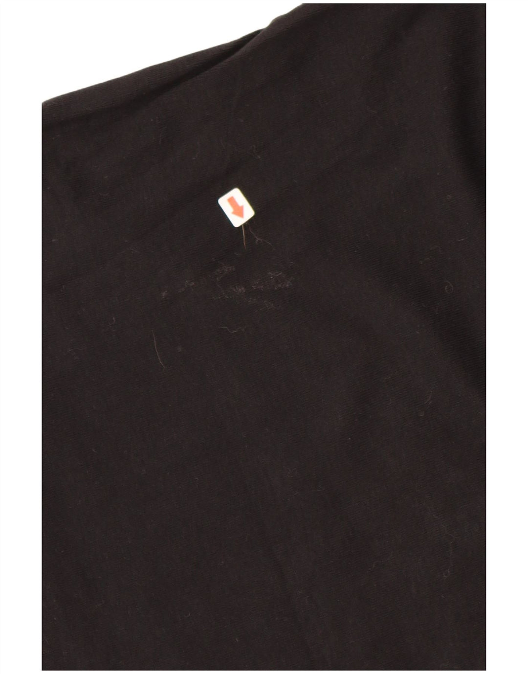 BENETTON Womens Graphic T-Shirt Top UK 16 Small Black