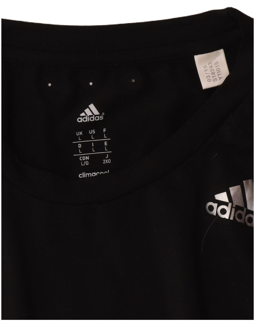 Adidas Mens Climacool T-Shirt Top Large Black