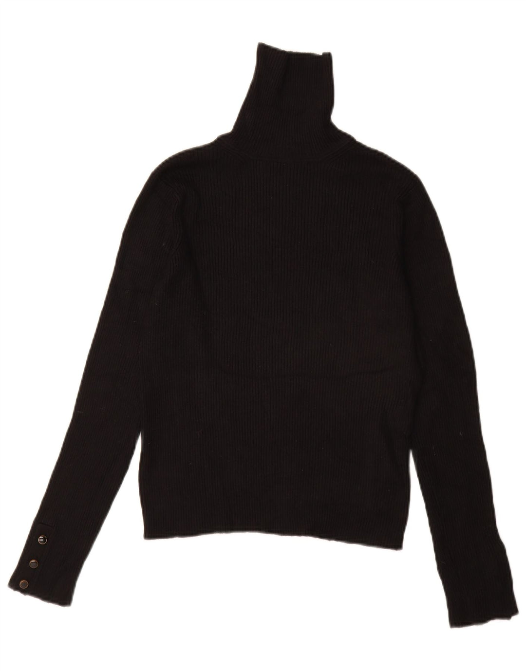 Lipsy Womens Roll Neck Jumper Sweater UK 12 Medium Black Viscose