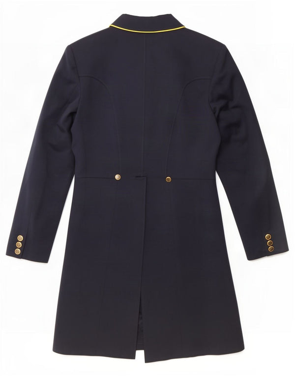 Cavallo Womens Tailcoat Blazer Jacket UK 12 Medium Navy Blue