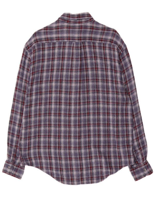 Calvin Klein Jeans Herre Flanelskjorte Stor blå ternet